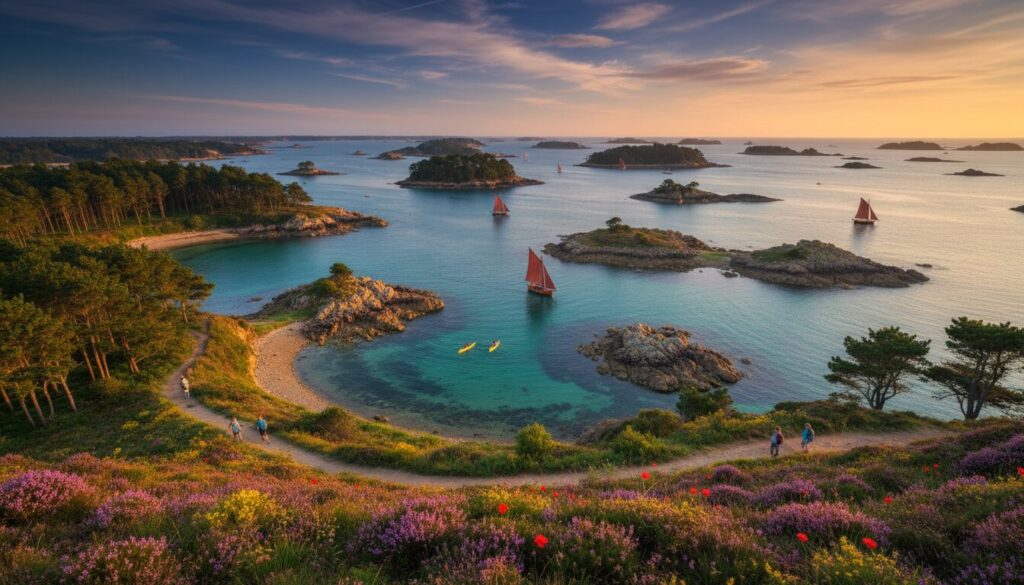 Découvrez le Golfe du Morbihan en Bretagne : incontournables à explorer et activités à ne pas manquer